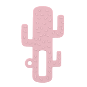 Silicone Cactus Teether Pinky Pink