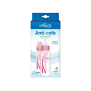 Natural Flow Options+ Anti-Colic Bottle Pink 250ml