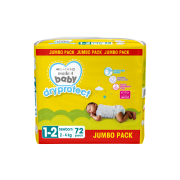 Dryprotect Nappies Size 1-2 Newborn 72's