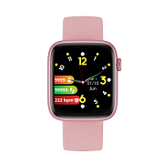 Fit Square Full Touch Active Fitness Watch Pink