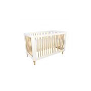 Riya Cot White/Beech