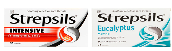 Strepsils products at Clicks