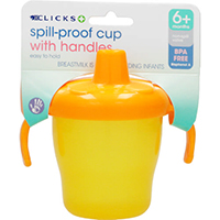 Clicks Spill-proof Cup With Handles