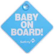 Baby On Board Sign Blue