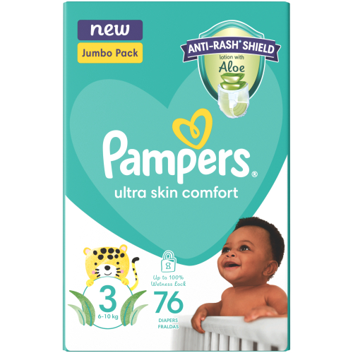 Baby Dry Nappies Jumbo Pack Size 3 76's