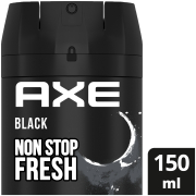 Aerosol Deodorant Body Spray Black 150ml