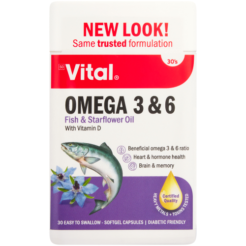 Omega 3 & 6 Concentrate 30 Capsules