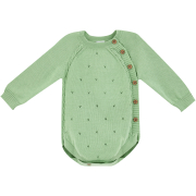 Unisex Green Knit Sleepsuit Newborn