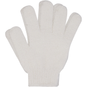 Recycled Plastic Exfoliating Gloves White