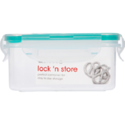 Lock 'n Store Plastic Container Rectangular 400ml