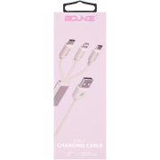 Cord Series 3-in-1 Charge Cable Pink