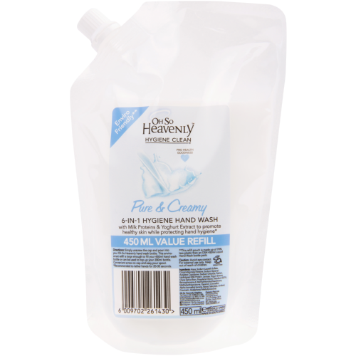 Hygiene Clean Handwash Refill Pure & Creamy 450ml