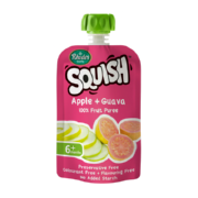 Squish 100% Fruit Puree Apple And Guava 110ml
