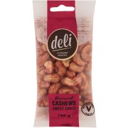 Cashew Nuts Sweet Chilli 100g