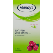 Soft-Feel Wax Strips Legs 12 Wax Strips