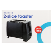2-Slice Toaster Black