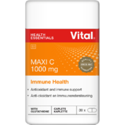 Maxi C 1000mg Antioxidant & Immune Support 30 Tablets