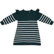 Girls Knit Striped Dress Newborn