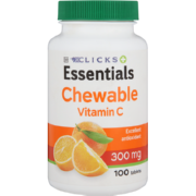 Essentials Vitamin C Orange Chew 300mg 100 Tablets