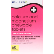 Calcium & Magnesium Assorted Flavours 60 Chewable Tablets