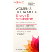 Women's Ultra Mega Health Supplement Energy & Metabolism 60 Capsules