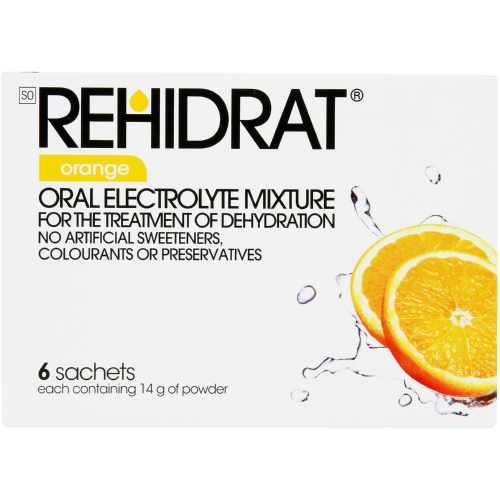 Oral Electrolyte Mixture Orange 14g x 6 Sachets