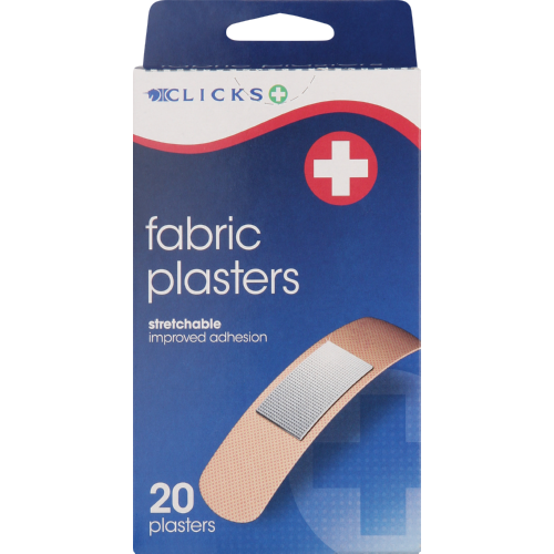 Fabric Plasters Stretchable 20 Plasters