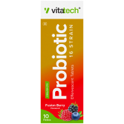 Vita+ Probiotic Effervescent Fusion Berry 10 Fizzies