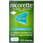 Gum Icy White 2mg 105 Pieces