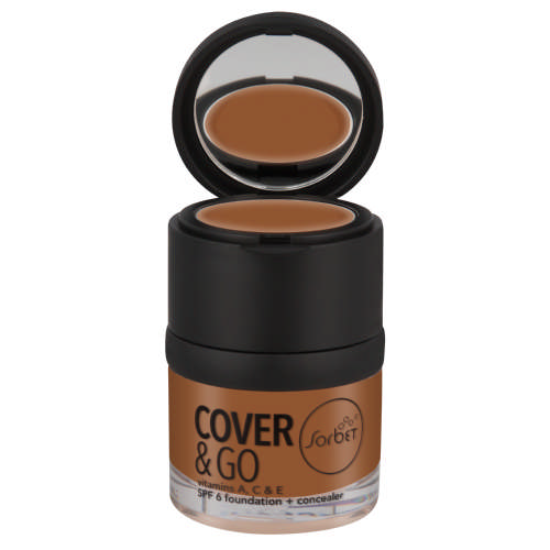 Cover & Go SPF6 Foundation & Concealer Sandal Wood 25ml + 1.2gr