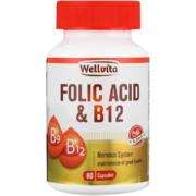 Folic Acid & B12 60 Capsules
