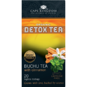 Organic Detox Buchu Tea Cinnamon 20 Teabags