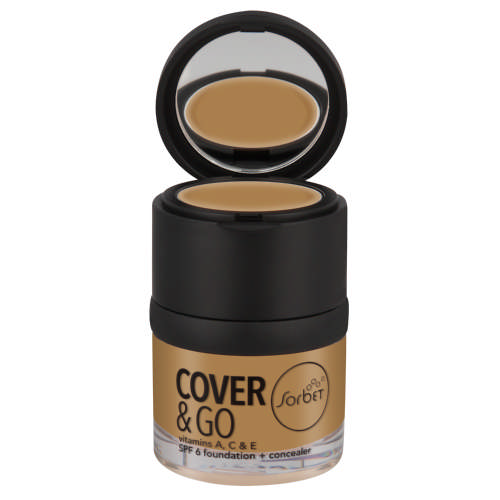 Cover & Go SPF6 Foundation & Concealer Noisette 25ml + 1.2gr