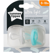 Ultra-Light Silicone Soother 6-18m 2 Pack