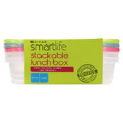 Stackable Lunch Box 3 Pack