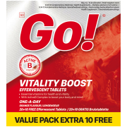 Vitality Boost Effervescent Tablets Value Pack 30 Tablets