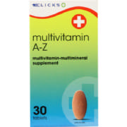 Multivitamin A-Z 30 Tablets