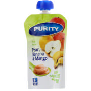 Pureed Pear, Banana & Mango 110ml