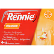 Antacid Orange 48 Chewable Tablets