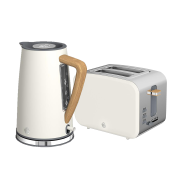 Kettle and 2-Slice Toaster Pack Nordic White